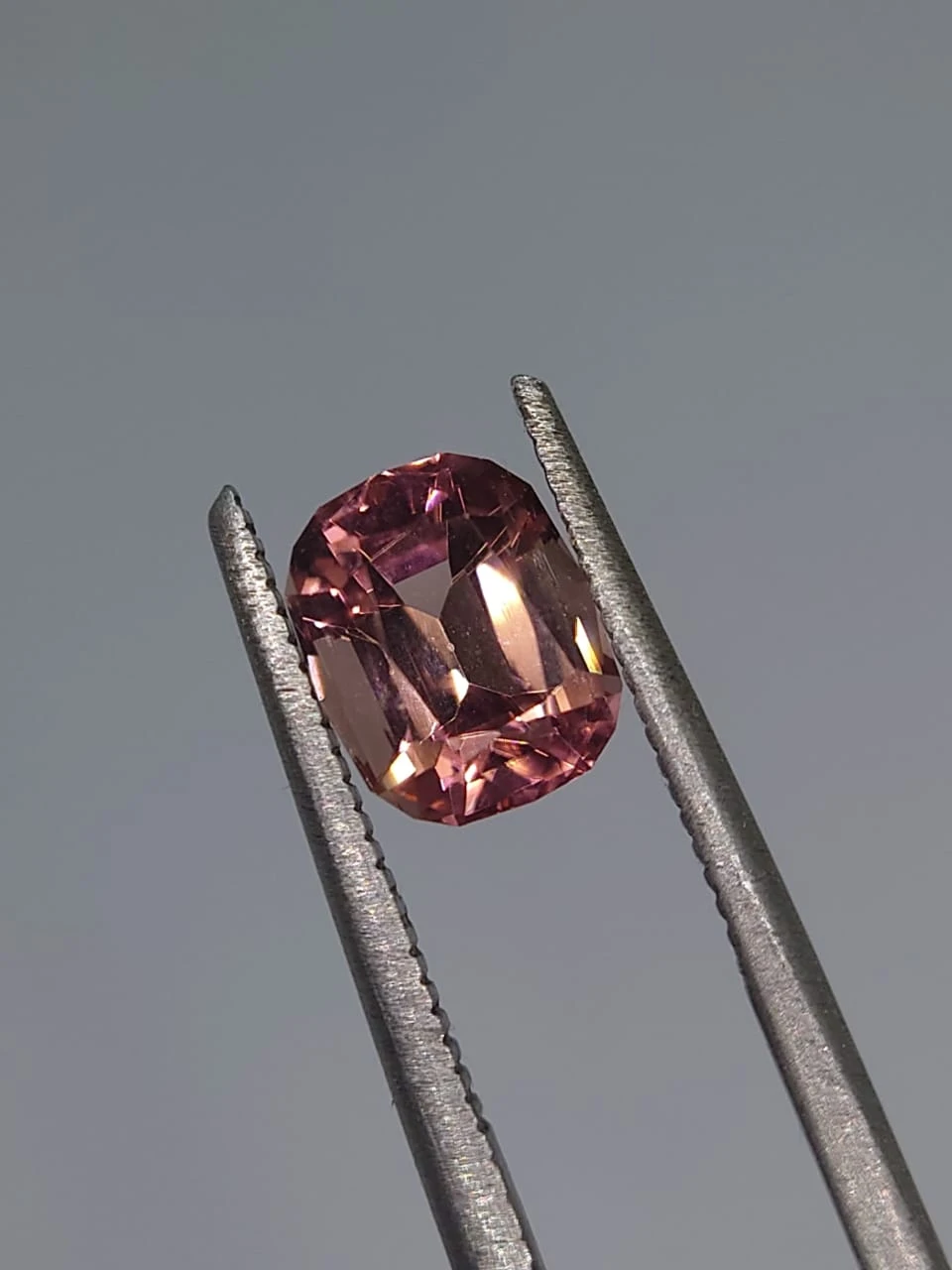 1.4ct Natural Peachy Pink Tourmaline Loose Gemstone from Afghanistan — view 1